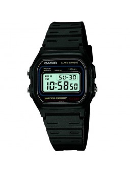 Montre Mixte CASIO Vintage Résine Noir - W-59-1VQES