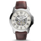 Montre Homme Fossil ME3099 - Collection  GRANT style Mode avec cuir et acier - Mouvement Automatique