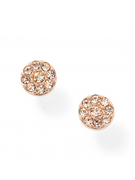 Boucles d'oreilles Fossil Acier doré  Rose Collection Sadie JF00830791