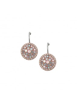 Boucles d'oreilles Fossil Acier doré  Rose Collection Jewelry JF01737791