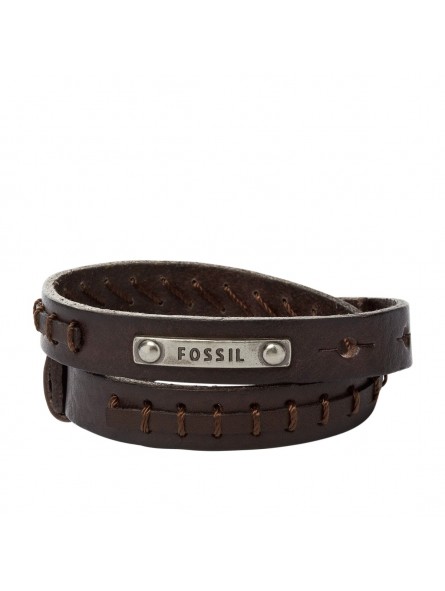 Bracelet Fossil Cuir marron Collection Jewelry JF87354040