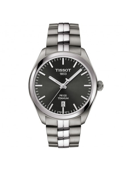 Montre Homme Tissot PR100 Titane T1014104406100 Montre Homme Tissot PR100 Titane T1014104406100