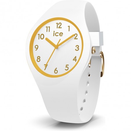 Ice Watch - Montre Femme, Ice Glam, Gold White, Small, 3H - Ref 014759