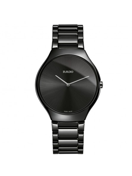 Montre Unisexe Montre Homme Rado True Thinline Céramique noire L - R27741182