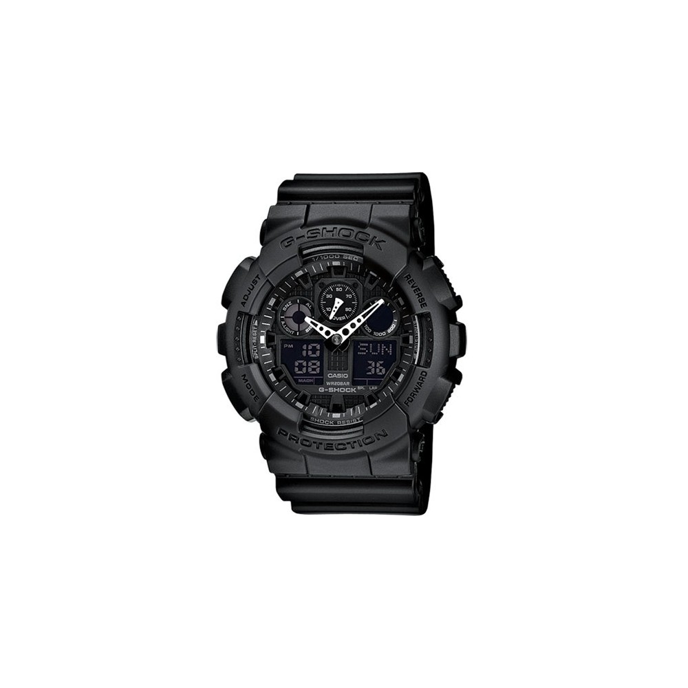 Montre Homme CASIO G-Shock Résine Noir - GA-100-1A1ER