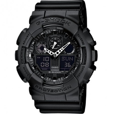 Montre Homme CASIO G-Shock Résine Noir - GA-100-1A1ER