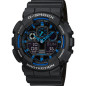 Montre Homme CASIO G-Shock Blue Trend Nacre - GA-100-1A2ER Montre Homme CASIO G-Shock Blue Trend Nacre - GA-100-1A2ER