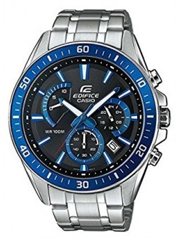 Montre Homme CASIO Edifice Lunette Bleue - EFR-552D-1A2VUEF