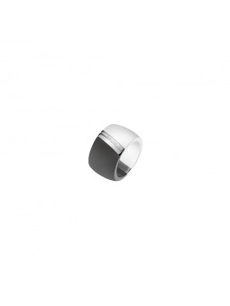 Bague Calvin Klein en acier inoxydable et pvd noir pour Femme KJ2RWR390107