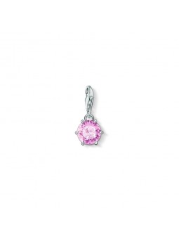 Charm cristal Rose en argent et Oxyde de zirconium Thomas Sabo 1112-048-9