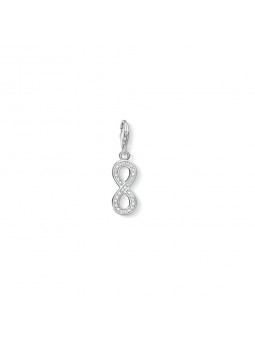 Charm Pendentif  infinie  en argent 925/1000 et Oxyde de zirconium 1132-051-14