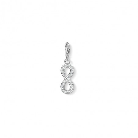 Charm Pendentif  infinie  en argent 925/1000 et Oxyde de zirconium 1132-051-14