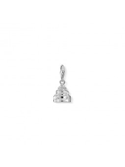 Charm Pendentif  gâteau anniversaire  en argent 925/1000  1240-001-12
