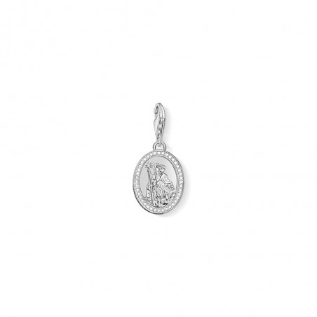 Charm Pendentif  saint Christophe  en argent 925/1000 et Oxyde de zirconium 1234-051-14