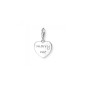 Charm Pendentif Thomas Sabo Marry me en argent 925/1000 -1064-001-12 Charm Pendentif Thomas Sabo Marry me en argent 925/1000 -1064-001-12