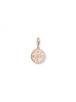 charm pendentif thomas sabo ornement en plaqué or rose