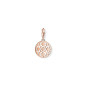 Charm pendentif Thomas Sabo "Ornement" en plaqué or rose 18 carats -1024-415-12