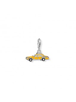Charm Pendentif Thomas Sabo  Taxi  en argent 925/1000 et émail jaune -1067-007-4