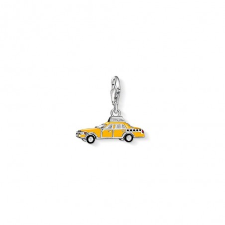 Charm Pendentif Thomas Sabo  Taxi  en argent 925/1000 et émail jaune -1067-007-4