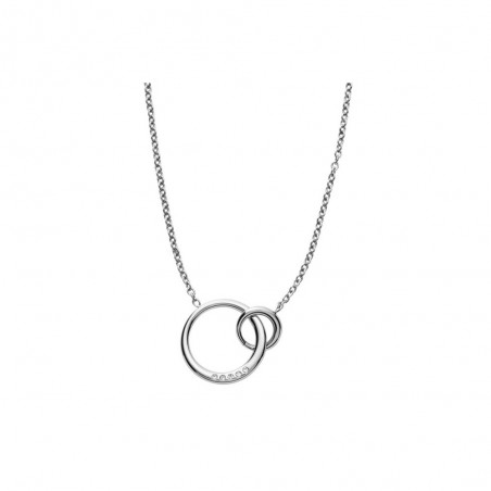 Collier maille Skagen en acier inoxydable et cristaux-SKJ1053040