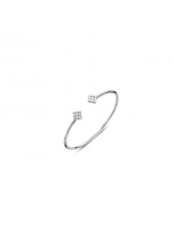 Bracelet Jonc pour Femme en argent et Oxyde de zirconium Naiomy B7R06
