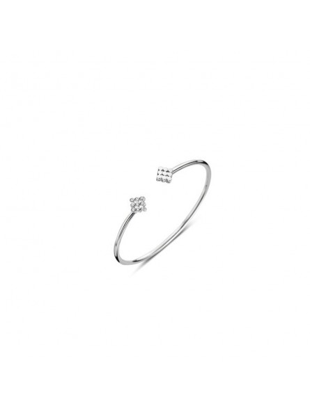 Bracelet Jonc pour Femme en argent et Oxyde de zirconium Naiomy B7R06