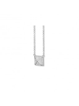 Collier Pendentif clou Naiomy pour Femme en argent et Oxyde de zirconium B7E05