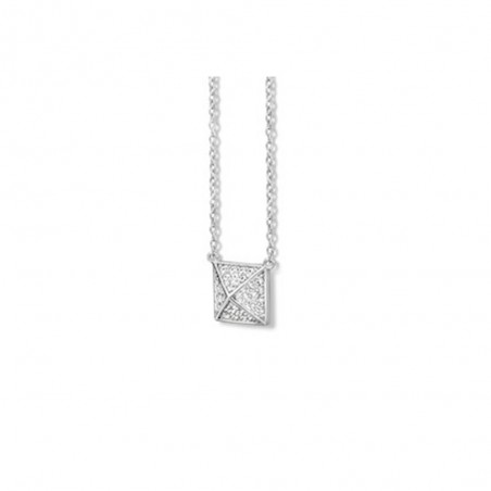 Collier Pendentif clou Naiomy pour Femme en argent et Oxyde de zirconium B7E05