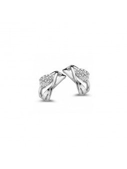 Boucles d'oreilles Naiomy Silver pour Femme en argent et Oxyde de zirconium - Adriana-N7L04