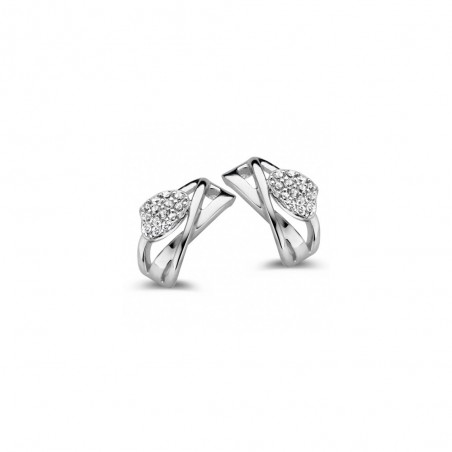 Boucles d'oreilles Naiomy Silver pour Femme en argent et Oxyde de zirconium - Adriana-N7L04