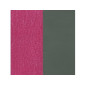 CUIR LG.25MM FUCHSIA/KAKI