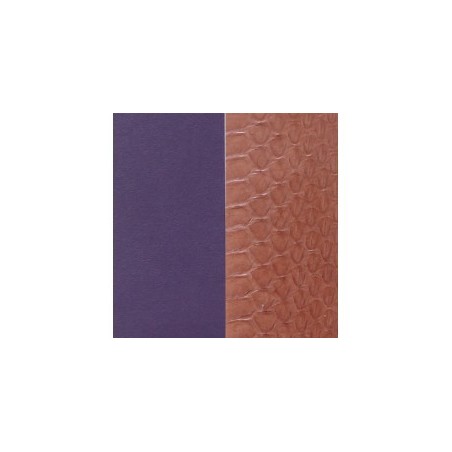 CUIR 14MM SERP EAU TERR/VIOLET
