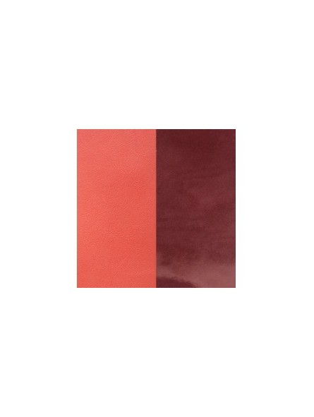 CUIR 14MM PRUNE VERNIS/CORAIL