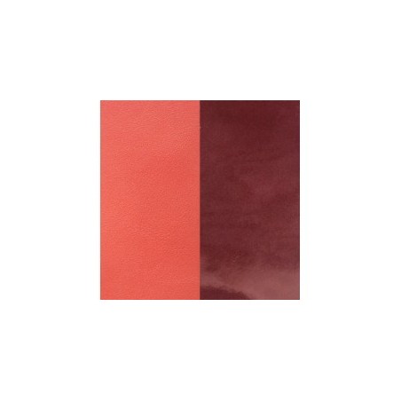 CUIR 14MM PRUNE VERNIS/CORAIL