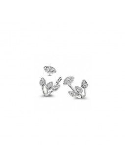 Boucles d'oreilles Naiomy Silver pour femme en argent et oxyde de zirconium -Alissa-N7E15
