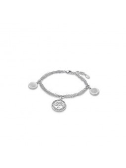 Bracelet Femme Lotus Style en acier et cristaux LS1869-2-1