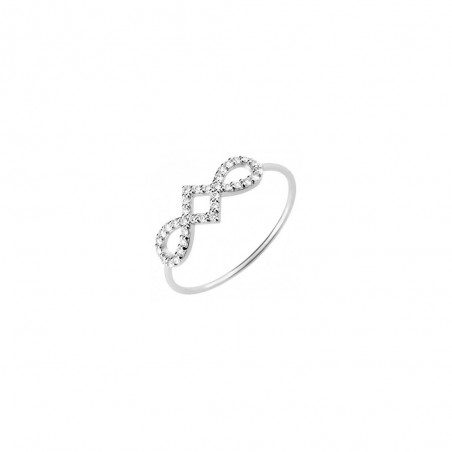 Bague Lore pour Femme en or blanc L0A08GZ
