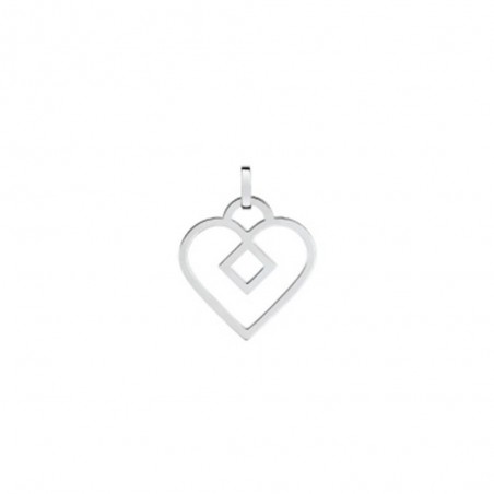 Pendentif coeur Lore pour Femme en or blanc L1A19G