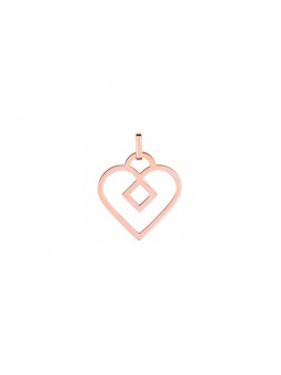 Pendentif coeur Lore pour Femme en or Rose L1A19R