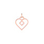 Pendentif coeur Lore pour Femme en or Rose L1A19R Pendentif coeur Lore pour Femme en or Rose L1A19R