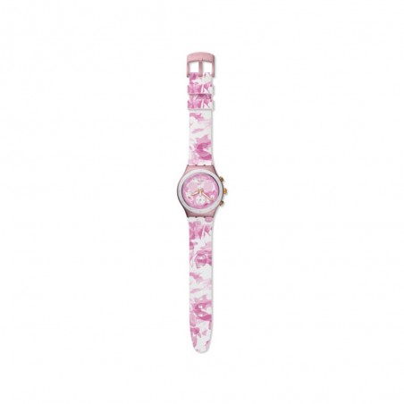 Montre Swatch rose jungle pour femme YCP1001
