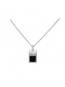 collier phebus en acier et carbone