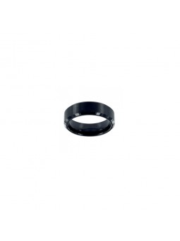 Bague Phebus créations pour Homme en céramique noir-15-0265-N-60- Taille 60