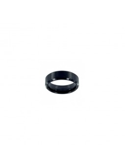 Phebus - Bague Adham en céramique noire - Ref 15-0265-N-62