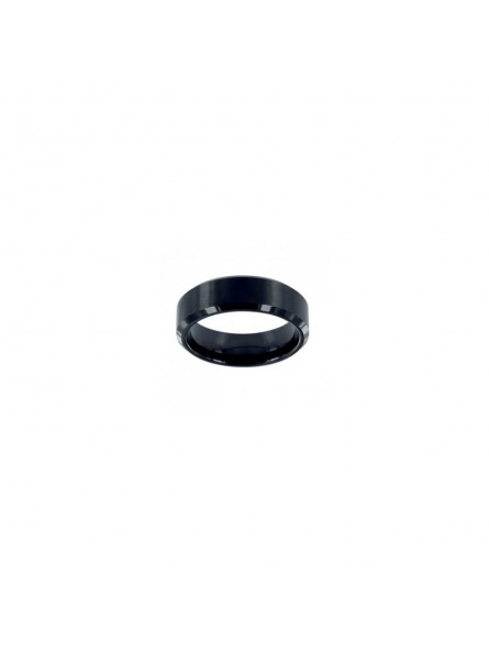 Phebus - Bague Adham en céramique noire - Ref 15-0265-N-62 Phebus - Bague Adham en céramique noire - Ref 15-0265-N-62