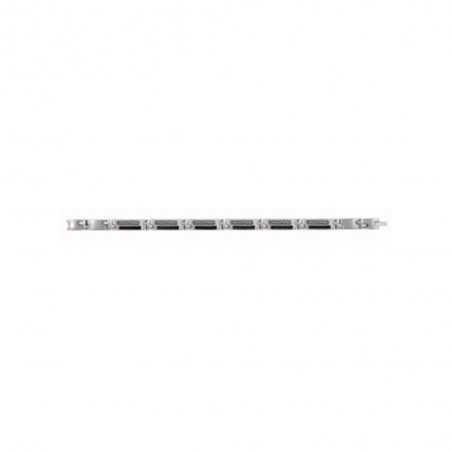 Bracelet Phebus créations pour Homme en acier et câble noir-31-0034