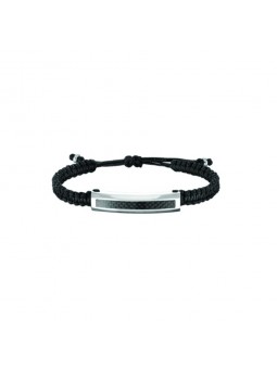 Bracelet Phebus créations pour Homme en acier et cordon tressé-35-0752-N