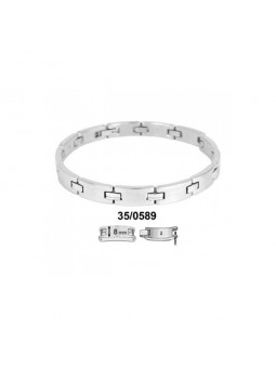 Bracelet Phebus créations pour homme en acier - 35-0589 sur PLANETE BIJOUTERIE
