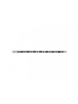 Bracelet Phebus créations pour Homme en acier et câble noir-31-0079