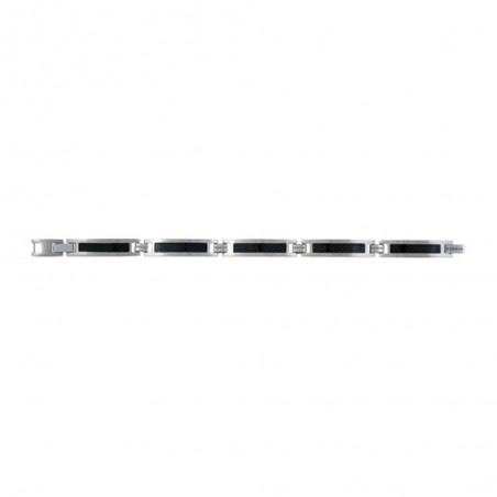 Bracelet Phebus créations pour Homme en acier et carbone 35-0609